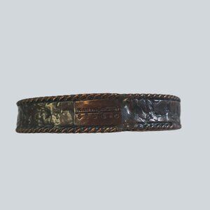 Karyn Chopik Bangle with Beveled Edge (Bronze)